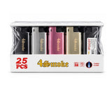 Metallic - Mix - Turbo Flame Metal Lighter 25er Display
