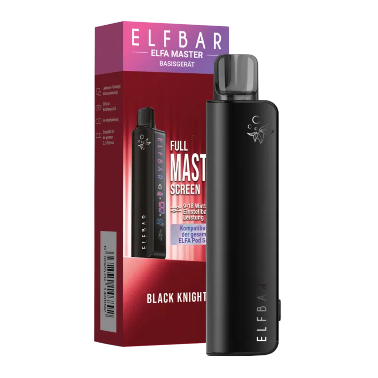 ELFBAR ELFA Master Basisgerät – Black Knight (850mAh) - 10 Stk.