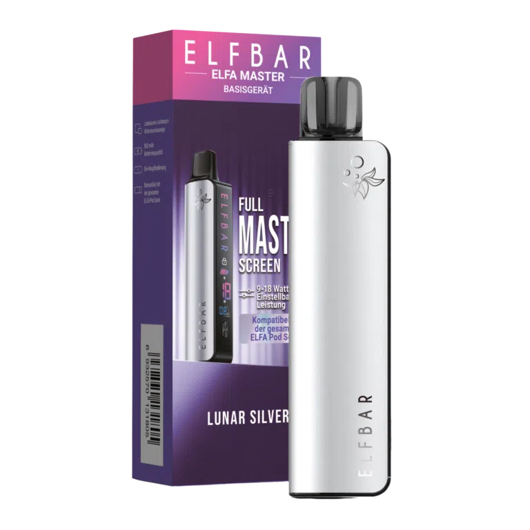 ELFBAR ELFA Master Basisgerät – Lunar Silver (850mAh) - 10 Stk.