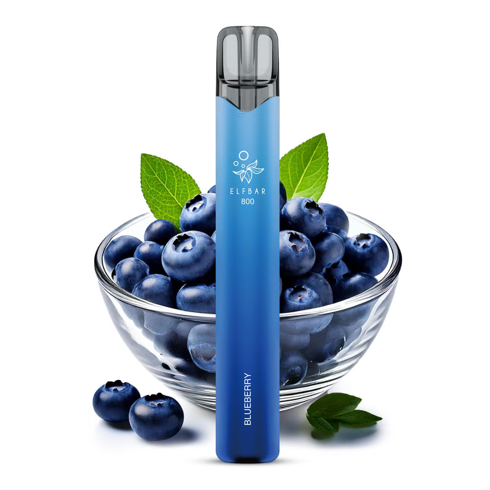 ELFBAR 800 – Blueberry 0mg Nikotinfrei - 10 Stück