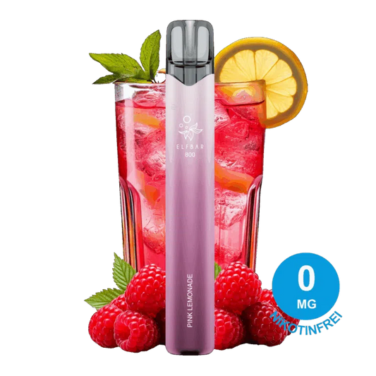 ELFBAR 800 – Pink Lemonade 0mg Nikotinfrei - 10 Stück