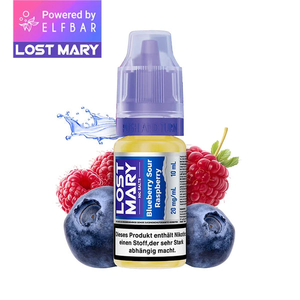 LOST MARY Liquid (NicSalt) Blueberry Sour Raspbery 10ml 20mg