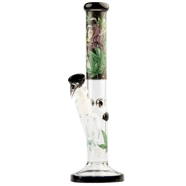 G-Rollz | 'Colossal Dream' - Black Straight Bong H:34cm - Ø:40mm