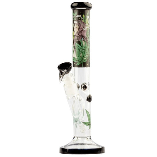 G-Rollz | 'Colossal Dream' - Black Straight Bong H:34cm - Ø:40mm