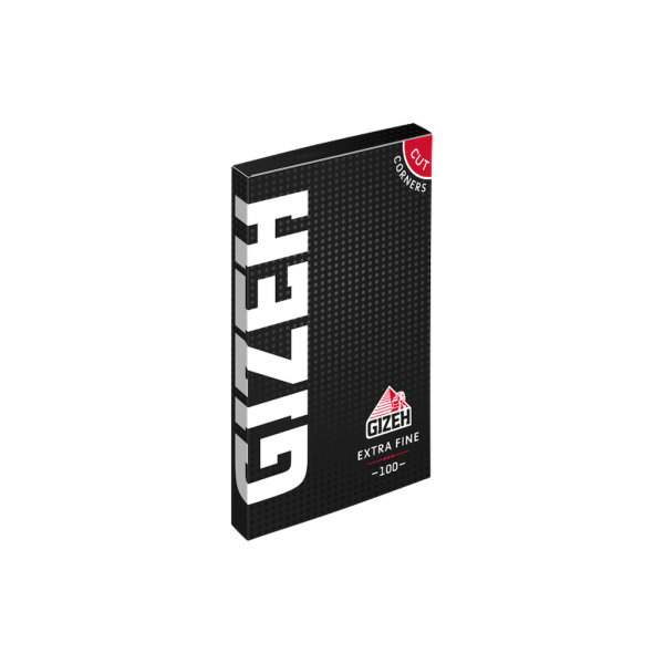 Gizeh Black Fine Magnet Gizeh Magnet Black Extra Fine Drehpapier 1 Packung mit (20 Hefte à 100 Blatt)
