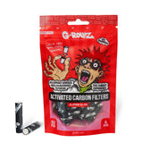 G-Rollz | Activated Carbon Filters - Ø6mm Black - 50 Filter Tips