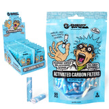 G-Rollz | Activated Carbon Filters - Ø6mm Blue - 50 Filter Tips