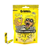G-Rollz | Activated Carbon Filters - Ø6mm Yellow - 50 Filter Tips