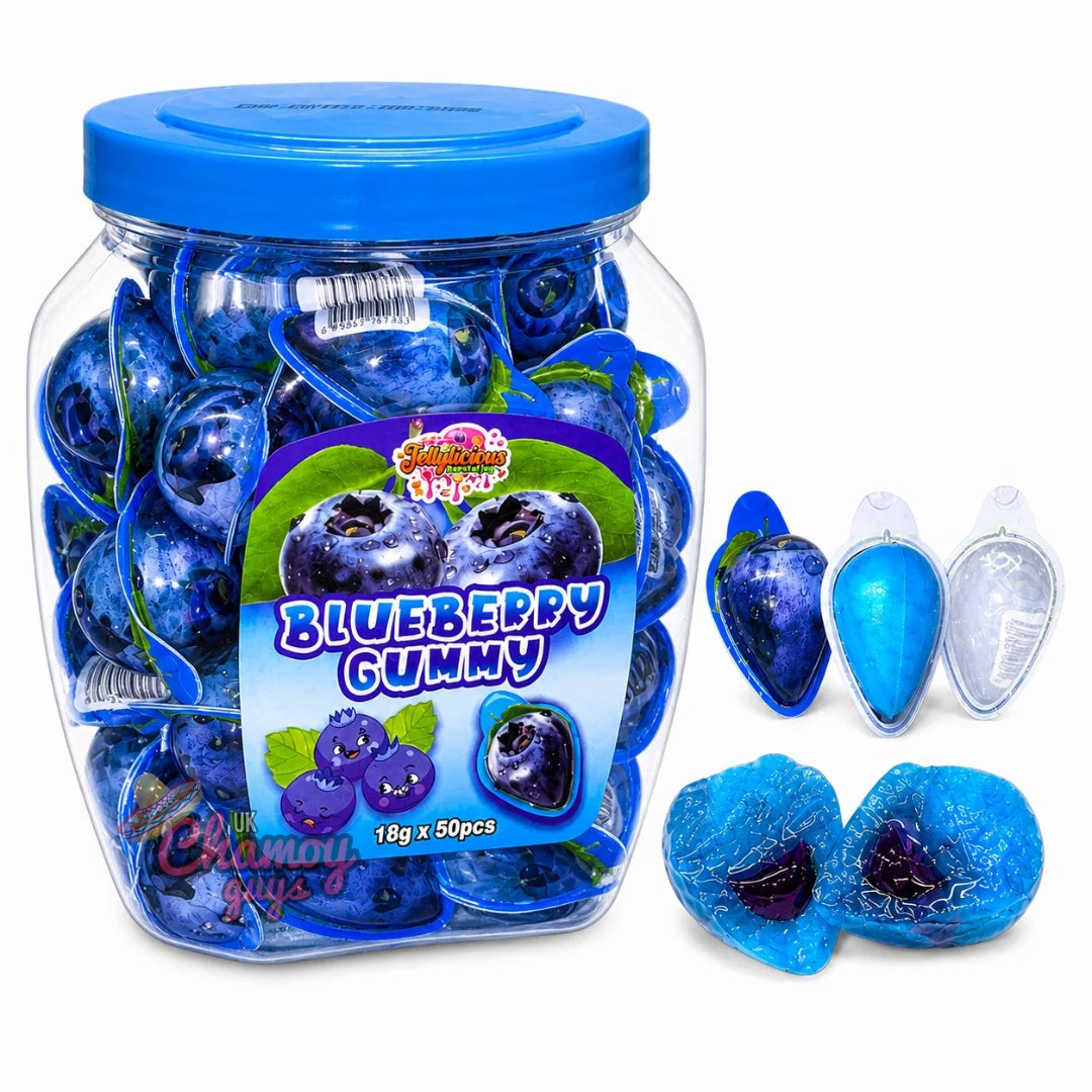 Jellylicios Blueberry Gummy 18g x 50 Stück