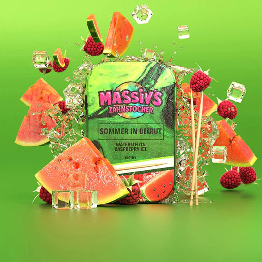 Massiv ́ s Zahnstocher- Summer In Beirut - Watermelon Raspberry Ice - 10 Stück