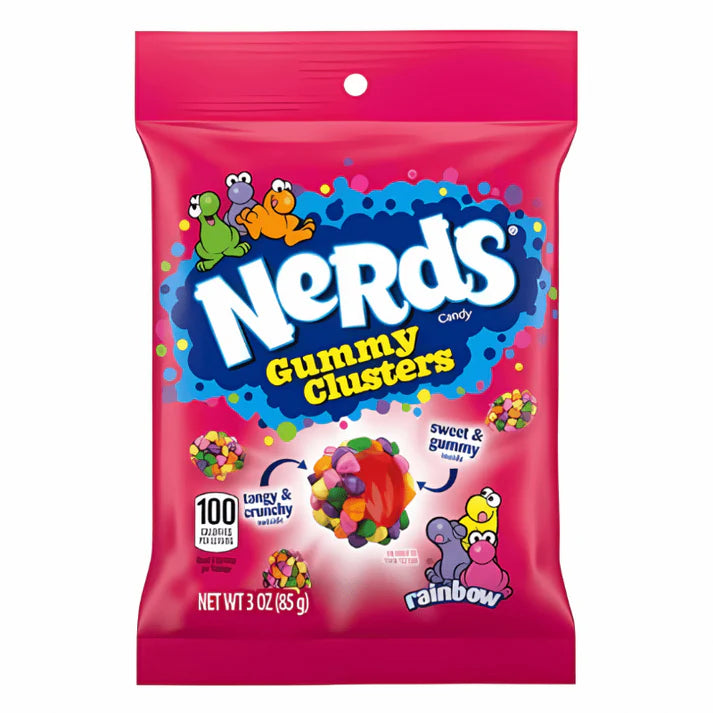 Nerds Gummy Cluster Rainbow 12x84g