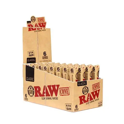 Raw Classic Cone Pack Of 6 (32er)