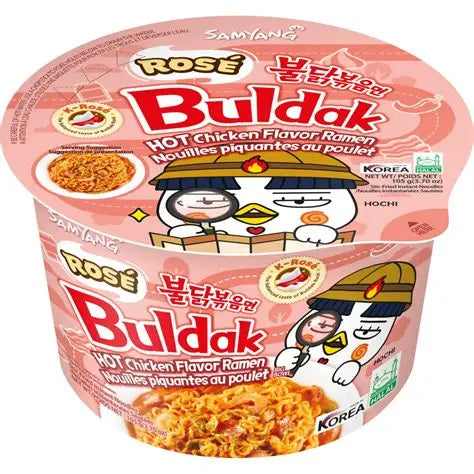 Samyang Buldak Big Bowl 105g - Rose