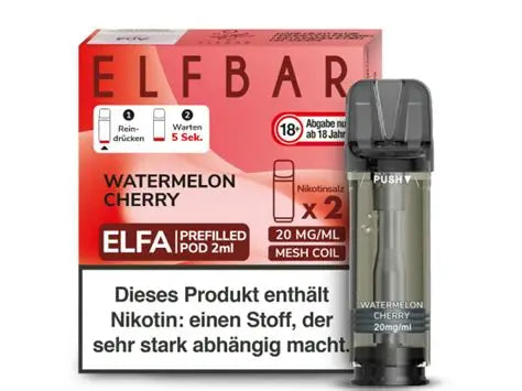 ELFBAR ELFA Pods - Watermelon Cherry- 20mg/ml