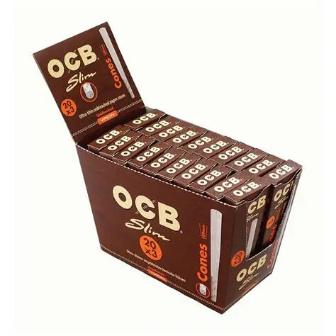 OCB Activ Tips CONE – 20×25 konische Aktivkohlefilter Virgin