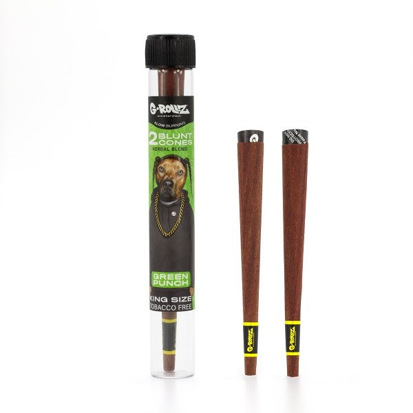 G-Rollz | 'The Dog' Terpene Infused Cones 'Green Punch' (12 Pack Display, 24 Cones)