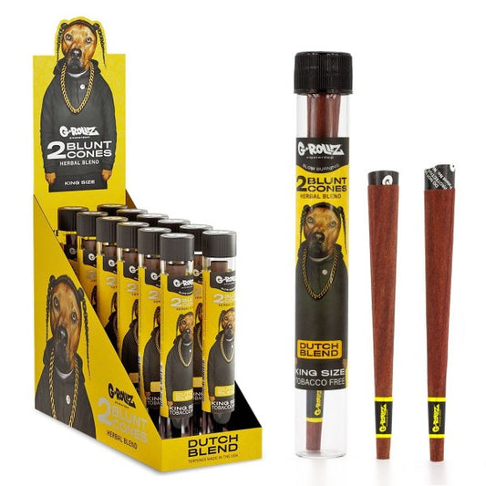 G-Rollz | 'The Dog' Terpen-infusierte Zapfen 'Dutch Blend' (12er Pack-Ausstellung, 24 Kegeln)