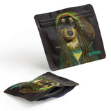 G-Rollz | 'Reggae' 90x80 mm Smellproof Bags - 10pcs in Display