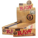 Raw Classic 1/4 Size Rolling Papers 50 Hefte je 24 Blatt