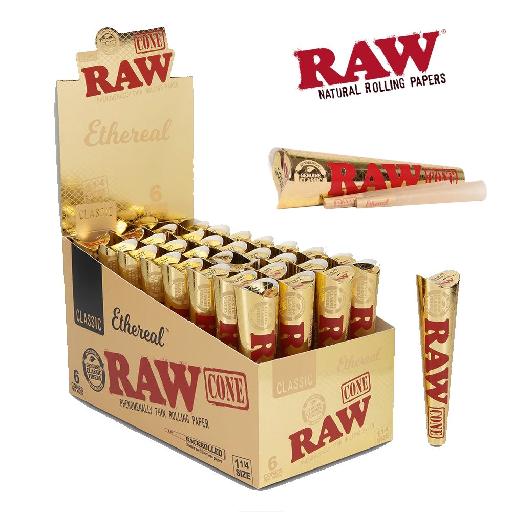 Raw Etherneal Cone 32 Pack je Pack 3 Cones