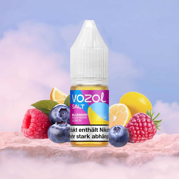 VOZOL Liquid | Blueberry Raspberry Lemon | Nikotinsalz E-Liquid (20mg)