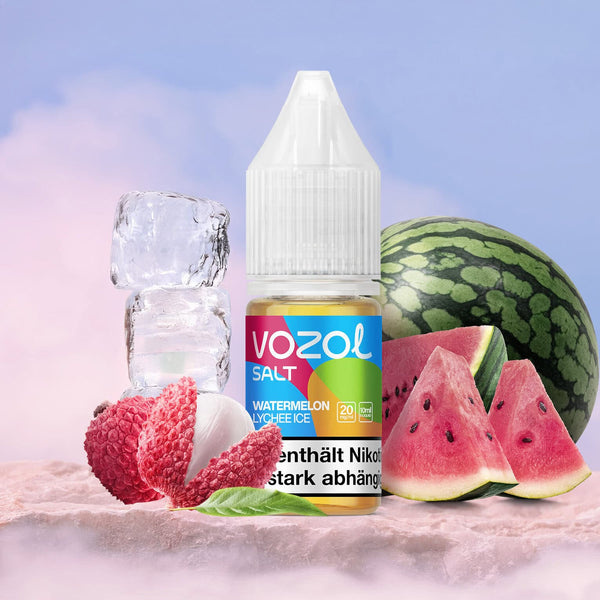 VOZOL Liquid | Watermelon Lychee Ice | Nikotinsalz Liquid (20mg)