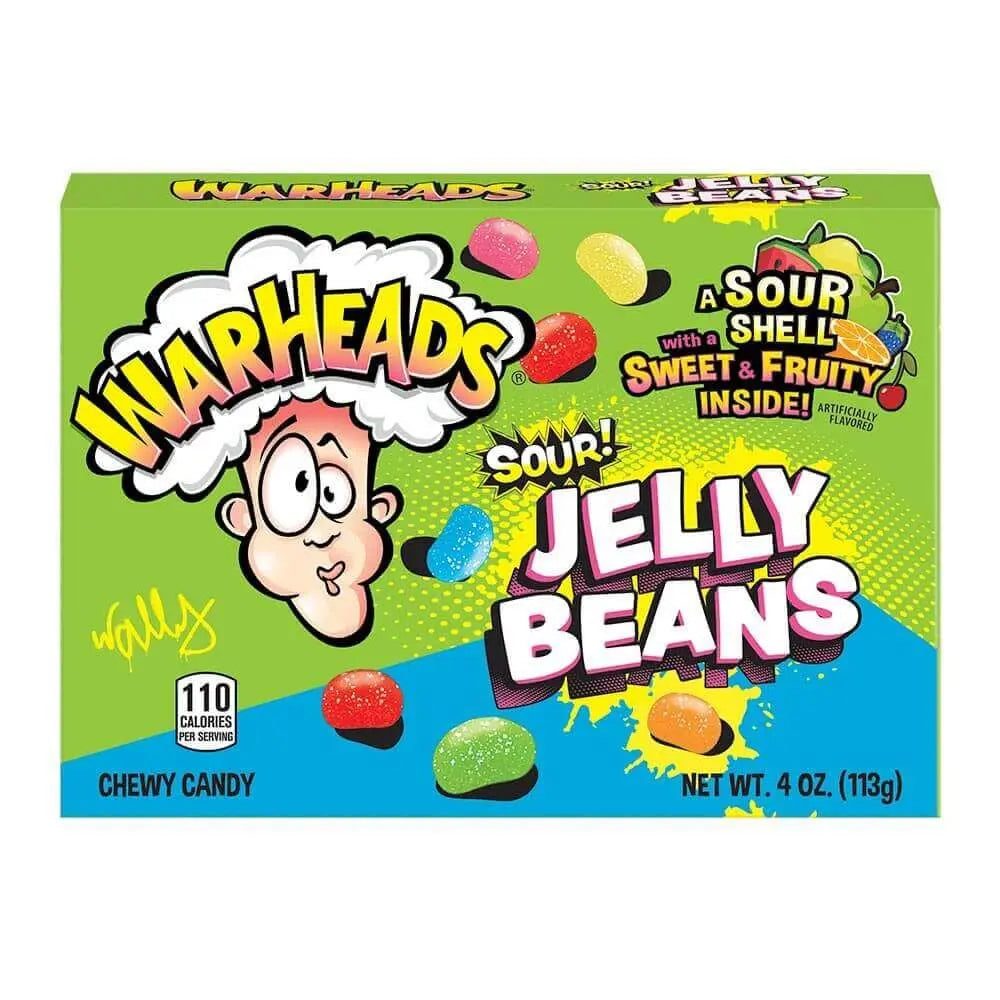 Warheads Sour Jelly Beans Theatre 12x113g