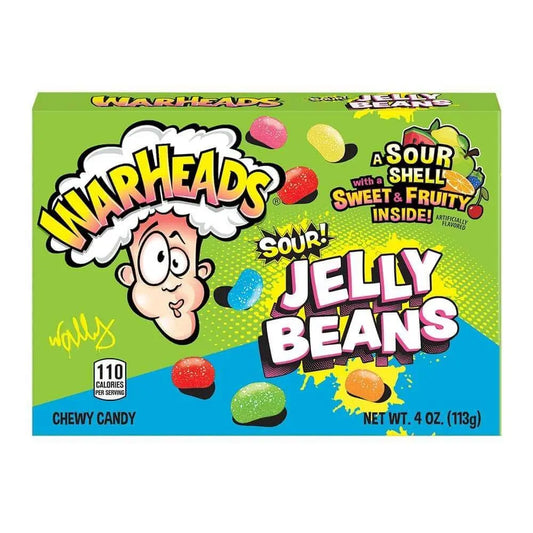 Warheads Sour Jelly Beans Theatre 12x113g