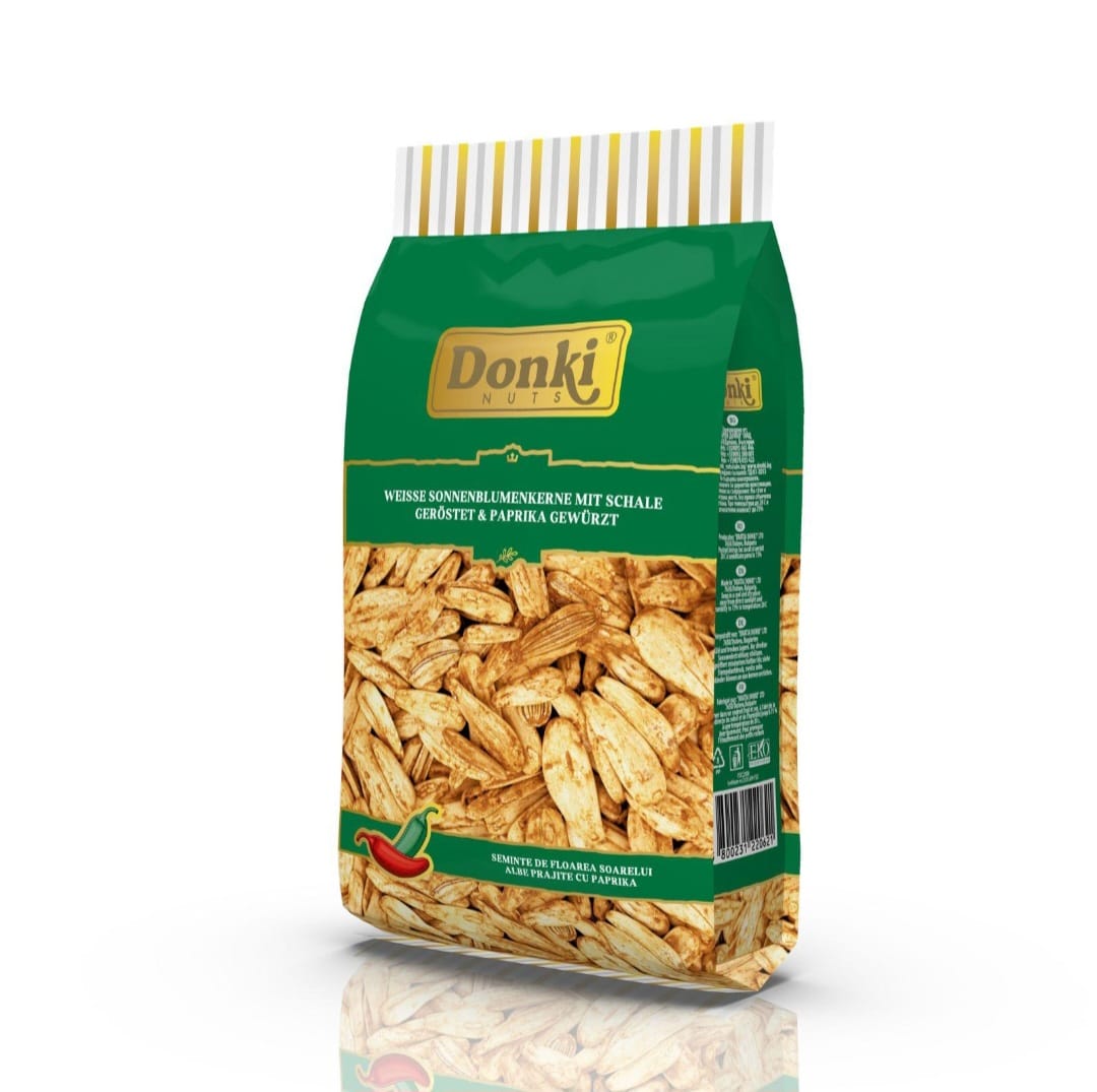 Donki Nuts Sonnenblumenkerne (18x120g - Paprika gewürzt )