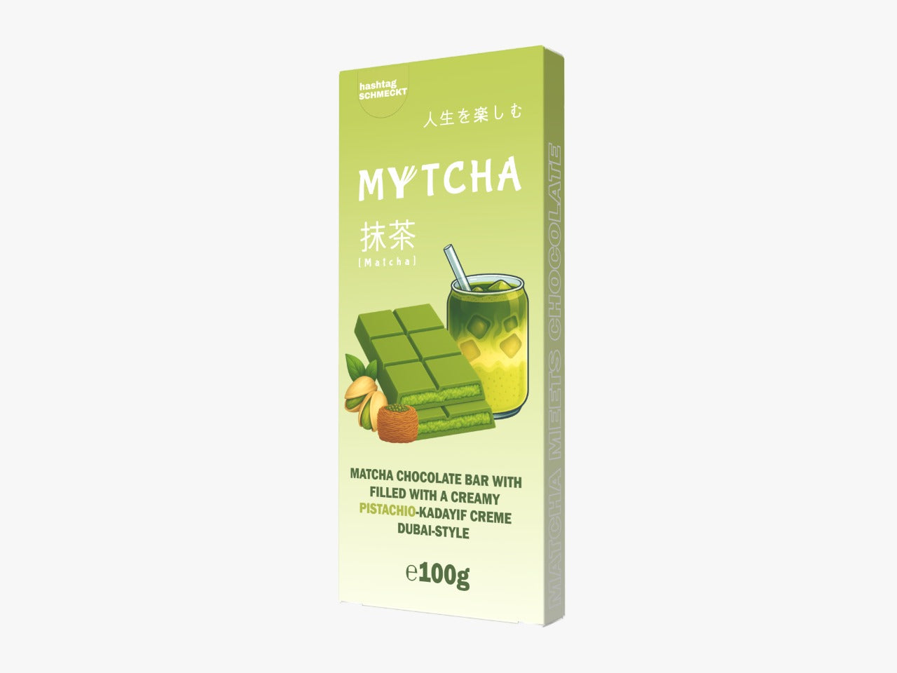 Matcha Chocolate Pistachio-Kadayif 100g
