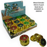 Metall Grinder Gold Drum 4 Part 55 mm