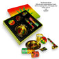 Grinder Gift Set with metal aschtray, 4 part 40mm metal grinder, metal pipe and bottle opener