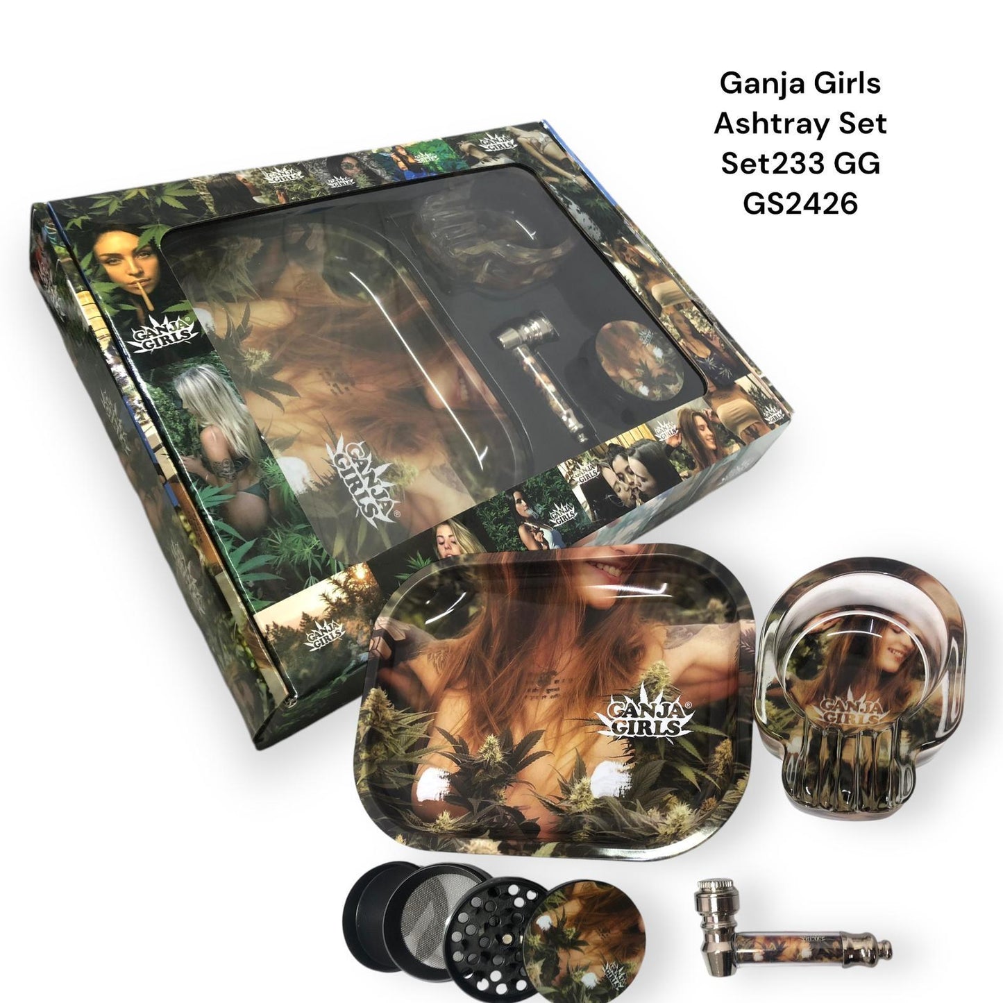Grinder Gift Set - Ganja Girl