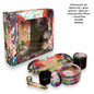 Grinder Gift Set - Metal Tray + Glass Ashtray +  Glass Jar + Matal Grinder 40mm + Metal Pipe