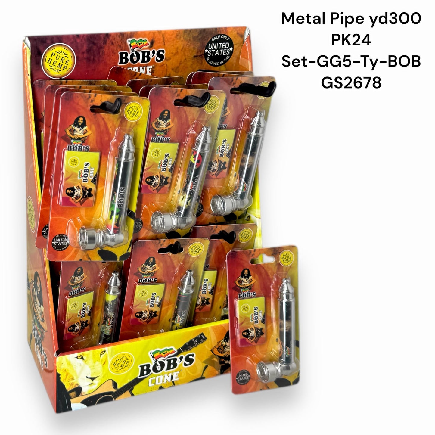 Metall Pipe Set - ty - BOB 24er Pack
