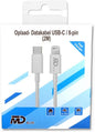 MDBlue – Ladekabel – Für iPhone – USB-C zu Lightning – 2 Meter – Weiß