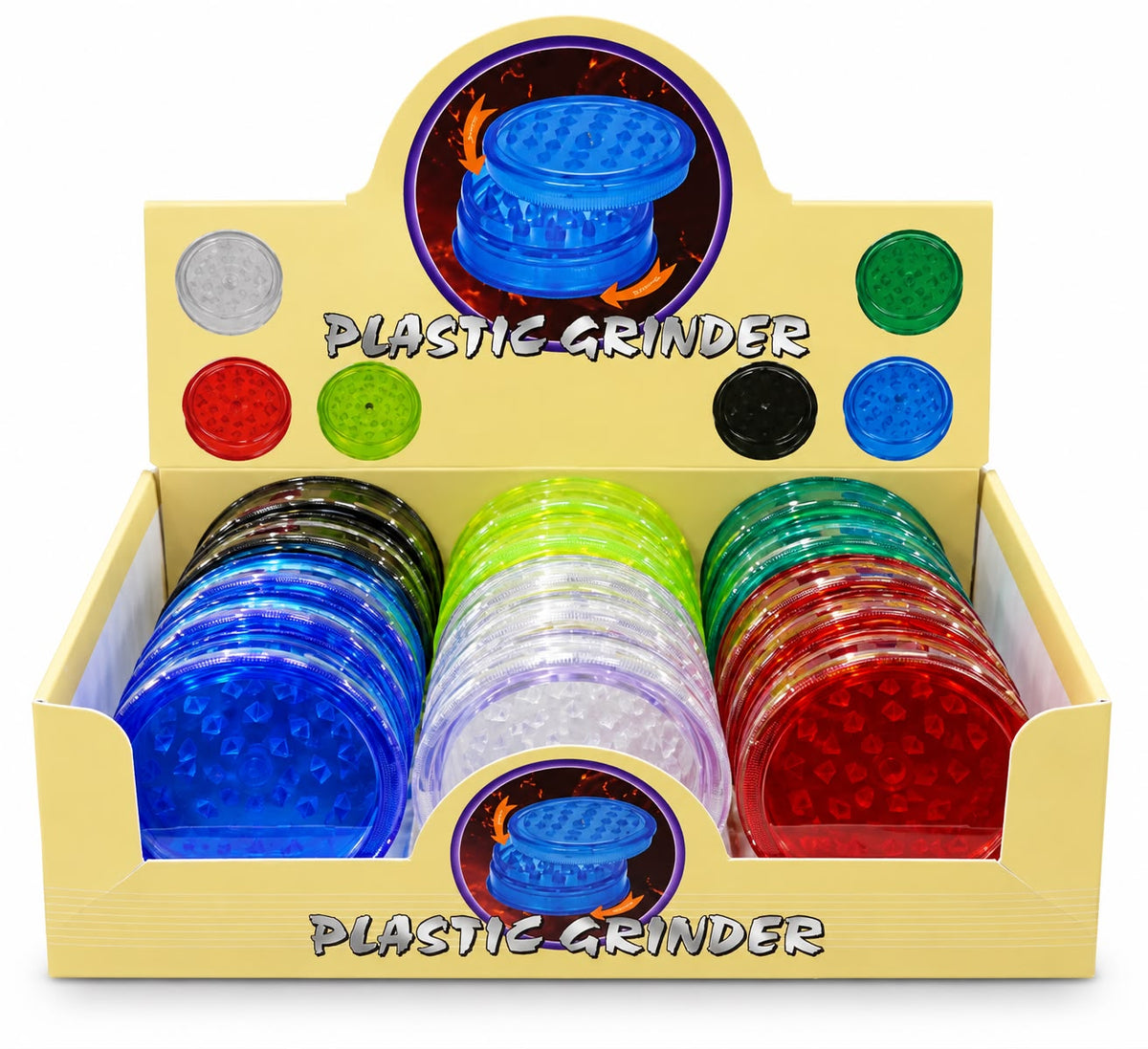 Plastic Grinder - 3 Teile - 61*26mm
