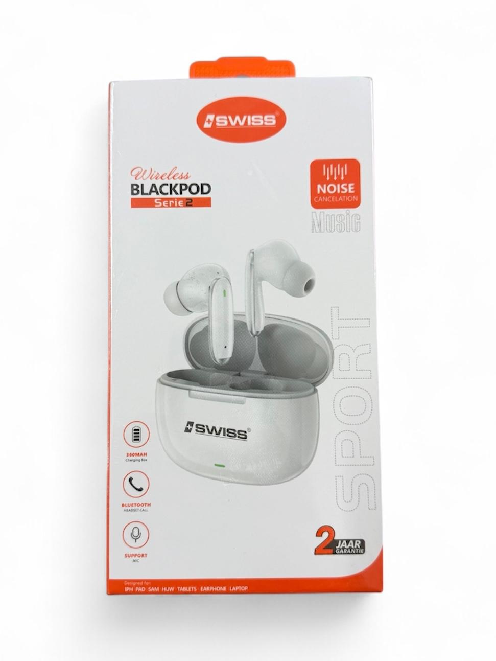 Swiss Wireless Black Pod Serie 2 in weiß