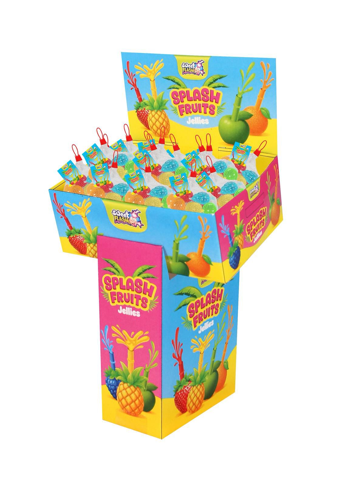 Splash Fruits Jellies 300g netto / 1 Netze x 9 Stk. x 40g / Geleeatige