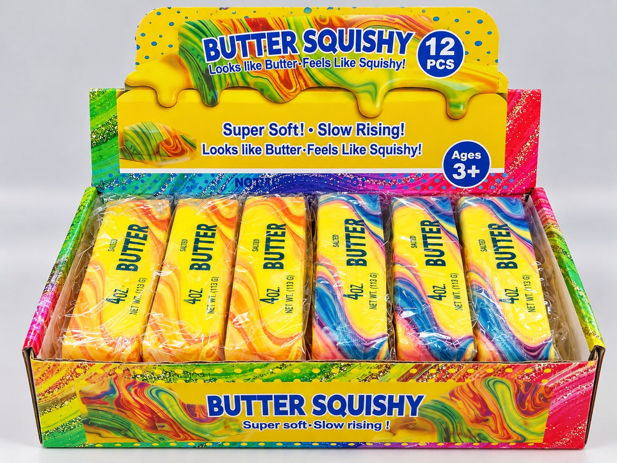 Squishy Butter 4oz 13cm - Rainbow
