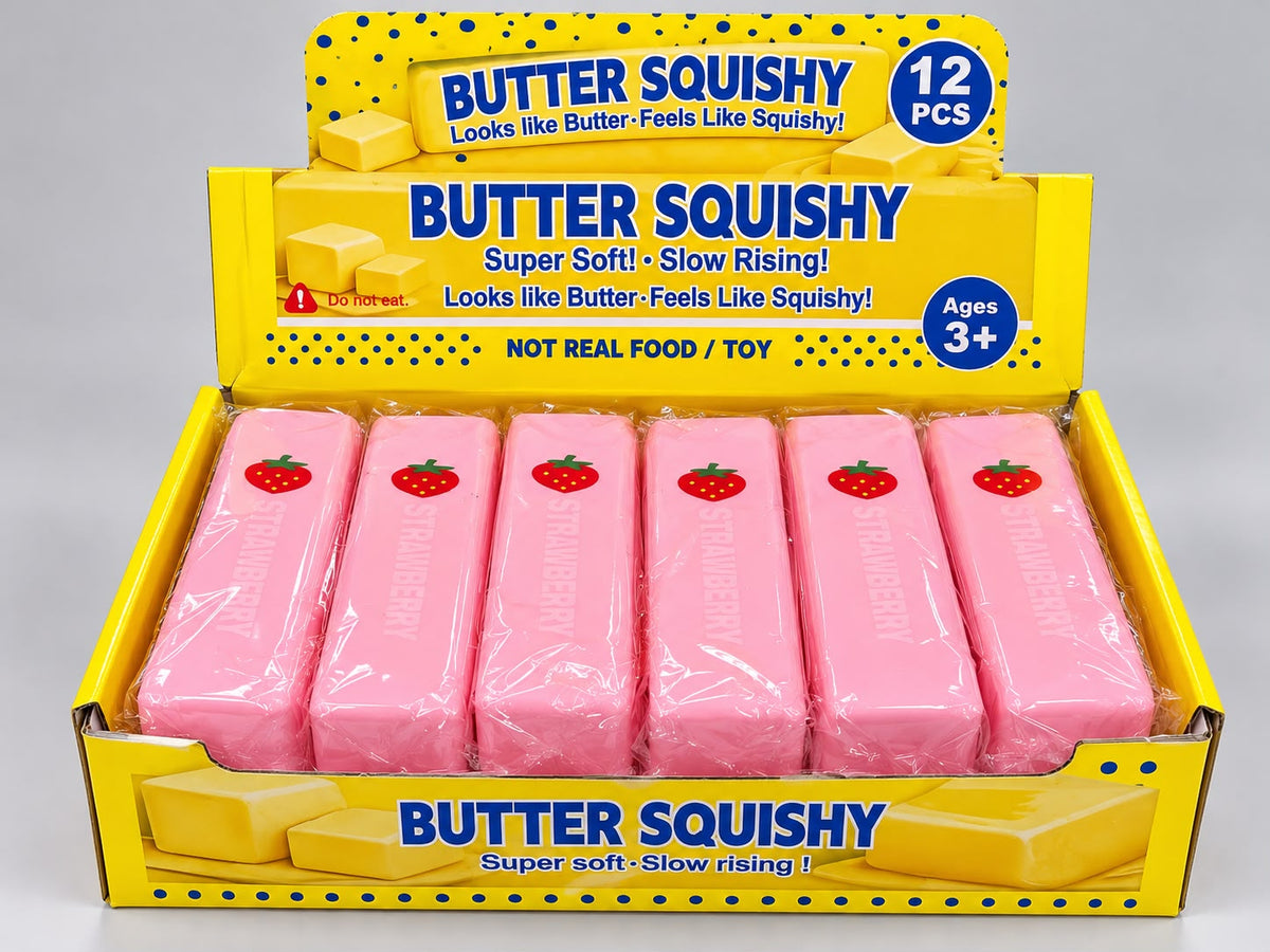 Squishy Butter 4oz 13cm - Strawberry Edition