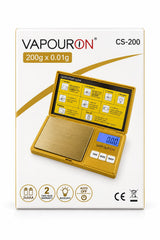 Digital scale 200g - 0.01g 200gx0,01g - CS-200g Gold