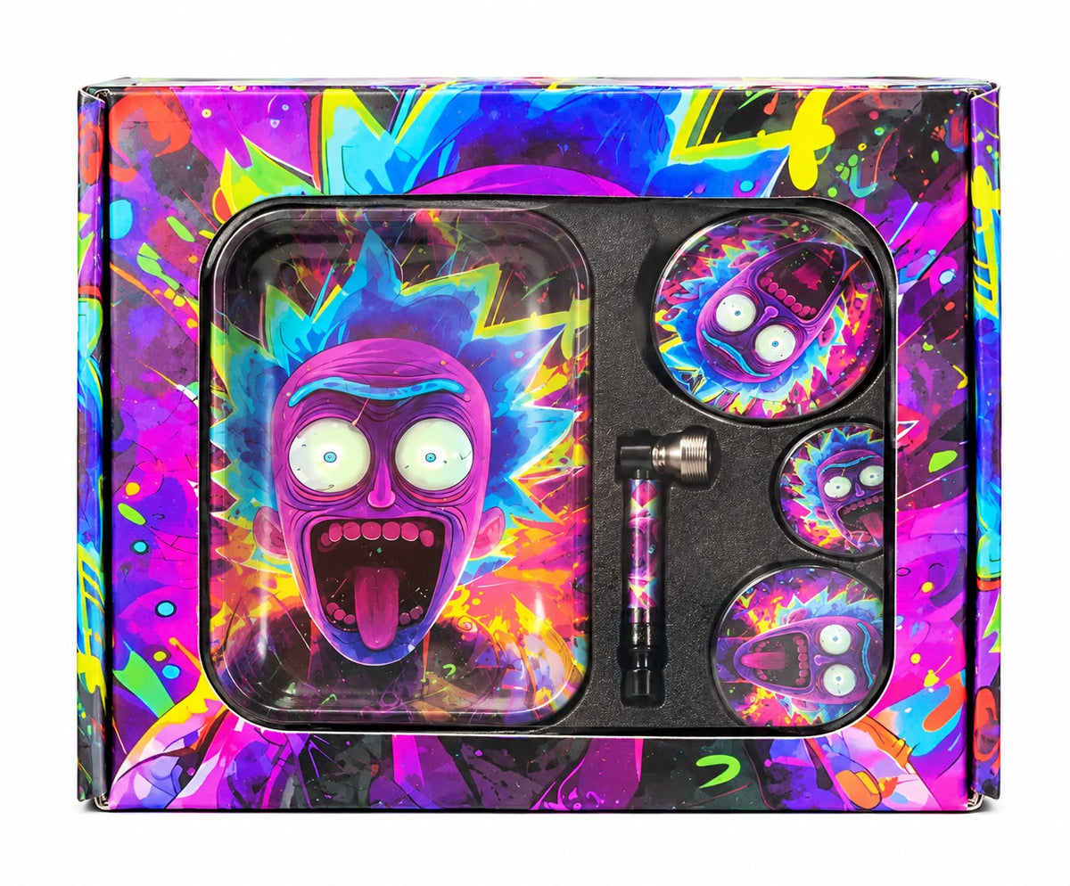 Grinder Gift Set - Psychedelic - Comic Design