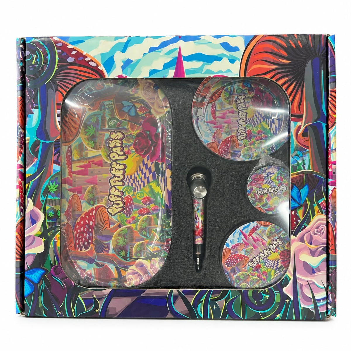 Grinder Gift Set - Psychedelic - Fantasy Mushroom Design · GNG-Grosshandel