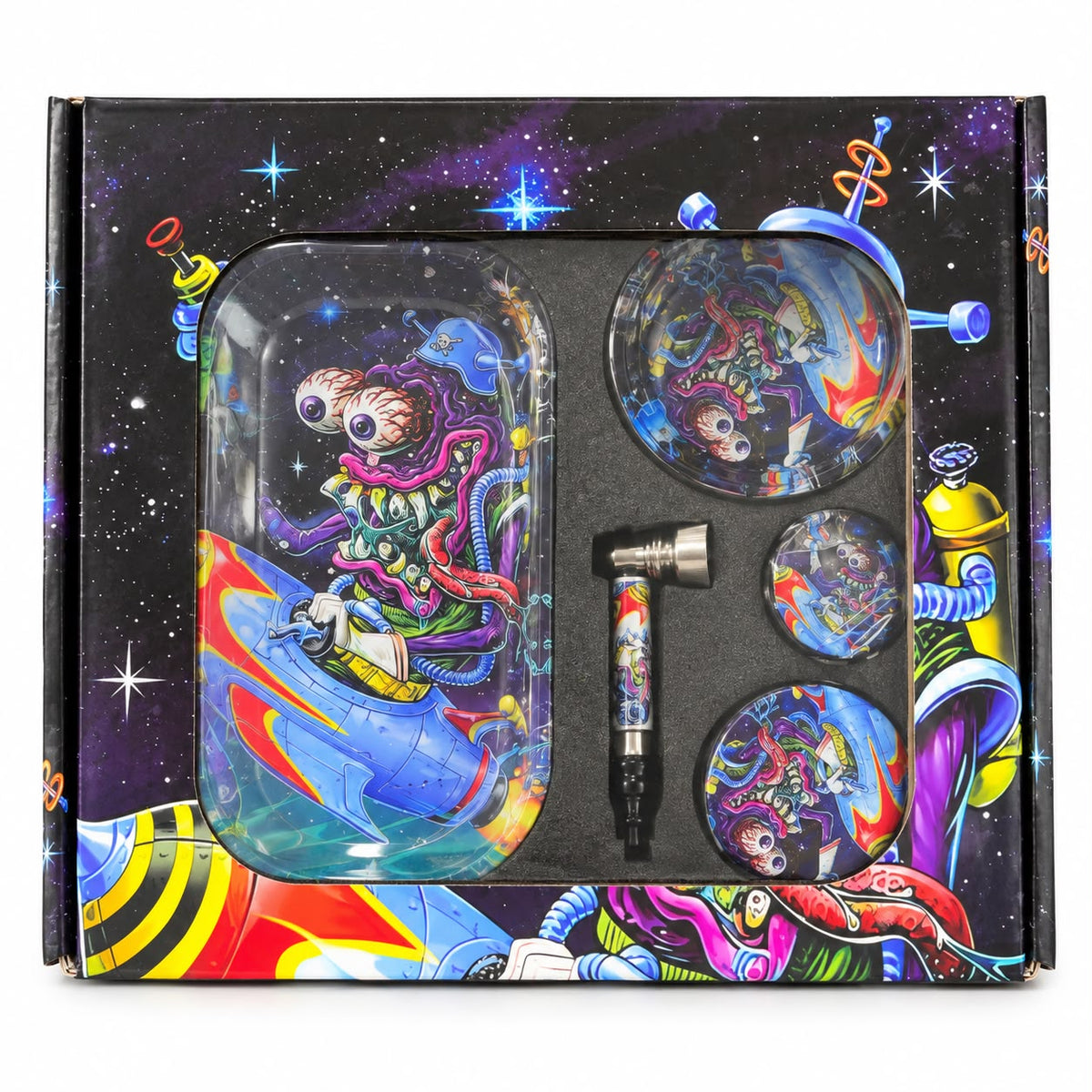 Grinder Gift Set - Psychedelic - Fantasy Mushroom Design