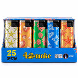 Turbo Flame Metal Lighter 25er Display