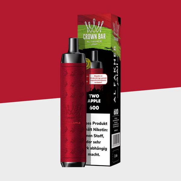 Al Fakher Crown Bar 600 - Two Apple - Einweg Vape