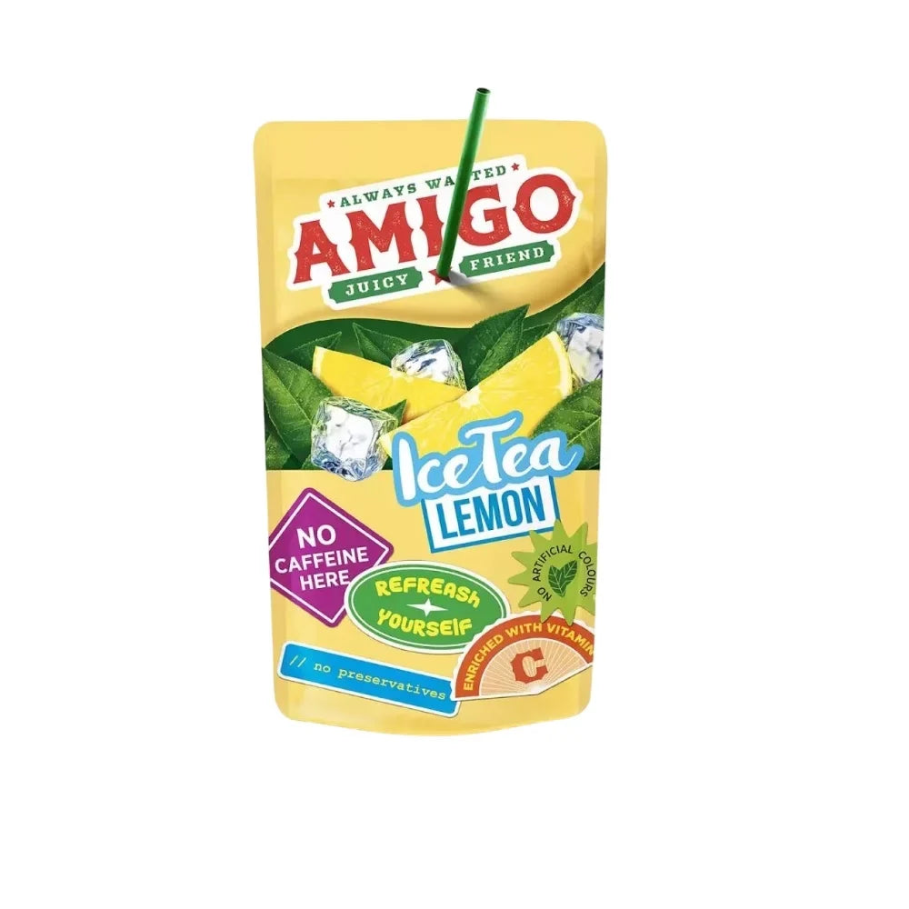 AMIGO Fruit Drink Ice Tea Lemon 16x200ml