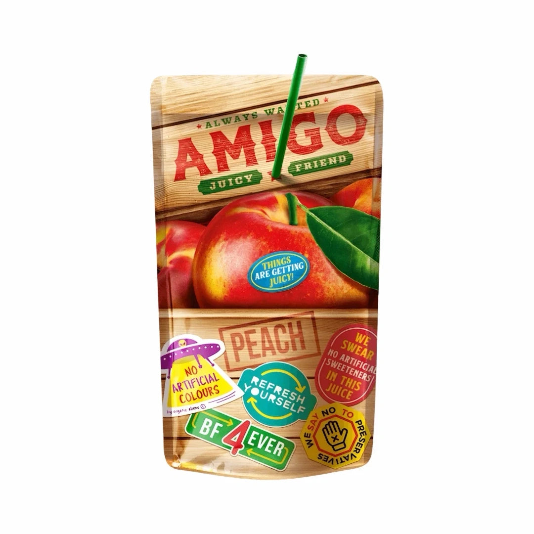 AMIGO Fruit Drink Peach 16x200ml