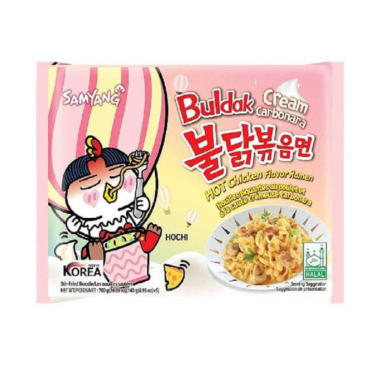 Samyang Chicken Ramen Cream Carbonara 5x140g